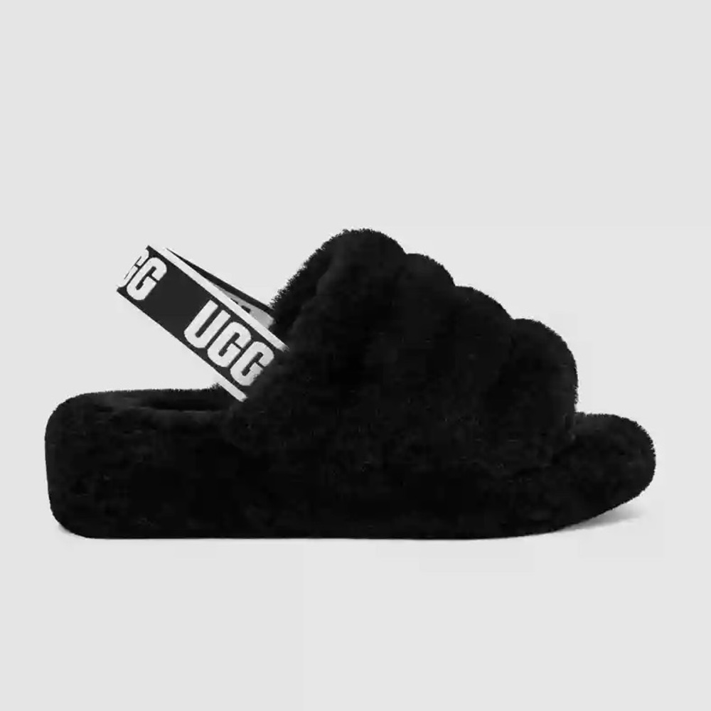Free People x Ugg Fluff Yeah Shearling Slingback Slide